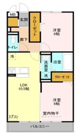 グランメール（諏訪町）の物件間取画像